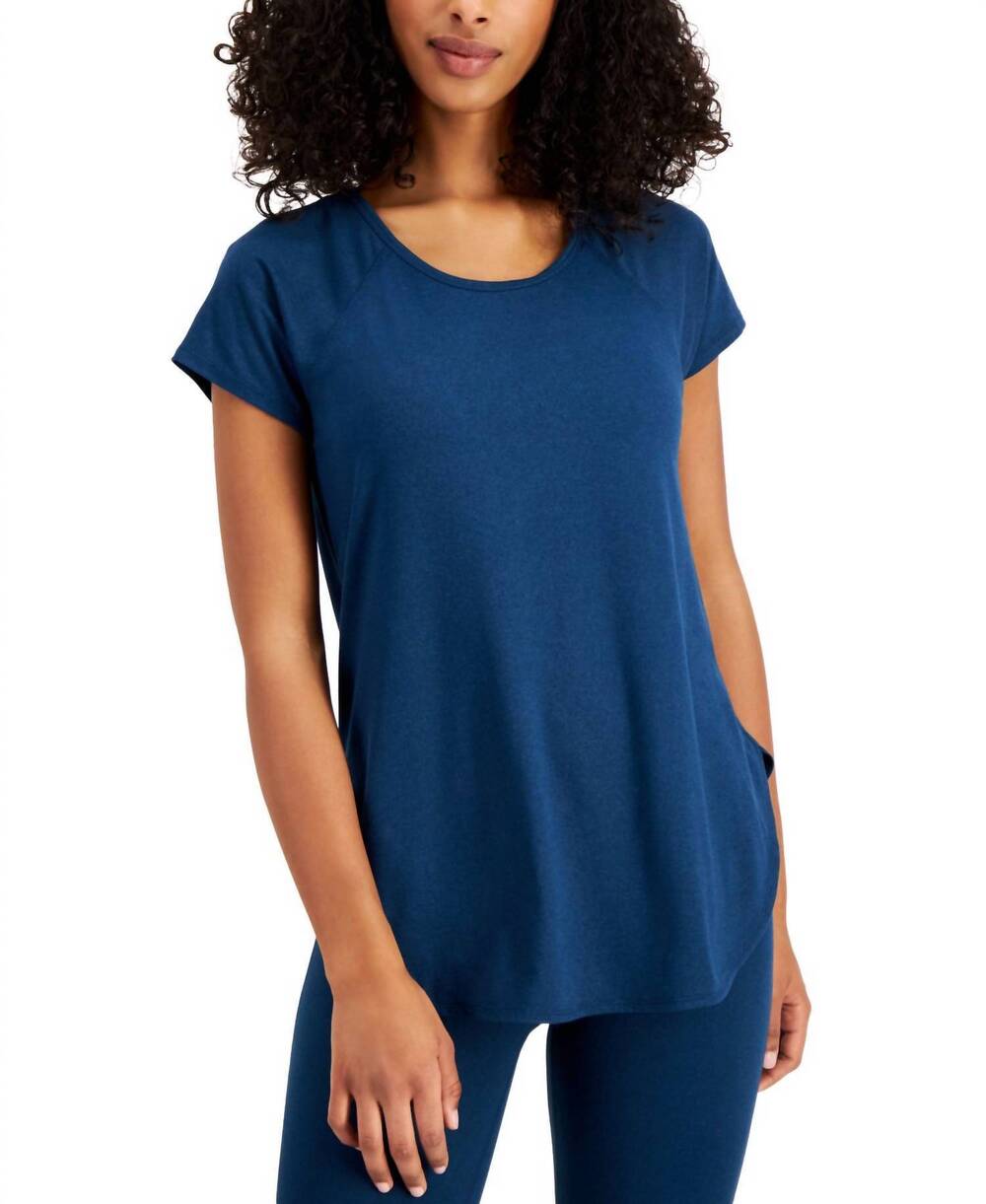 NEW IDEOLOGY activewear sweat set t-shirt in ocean